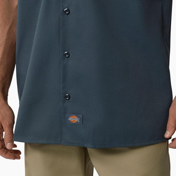 Dickies Short Sleeve Twill Work Shirt Air Force Blue-Black Sheep Skate Shop