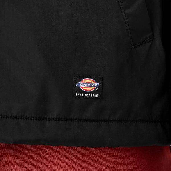 Dickies Skateboarding Coaches Jacket Black-Black Sheep Skate Shop