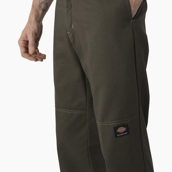 Dickies Skateboarding Double Knee Pants Regular Fit Olive Green-Black Sheep Skate Shop