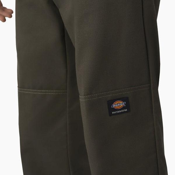 Dickies Skateboarding Double Knee Pants Regular Fit Olive Green-Black Sheep Skate Shop