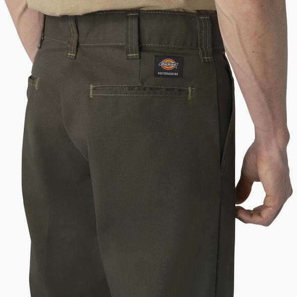 Dickies Skateboarding Double Knee Pants Regular Fit Olive Green-Black Sheep Skate Shop
