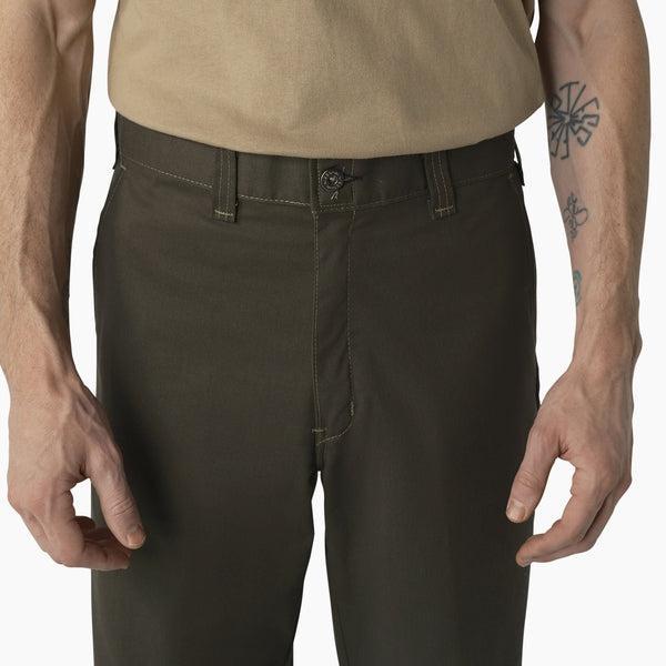 Dickies Skateboarding Double Knee Pants Regular Fit Olive Green-Black Sheep Skate Shop