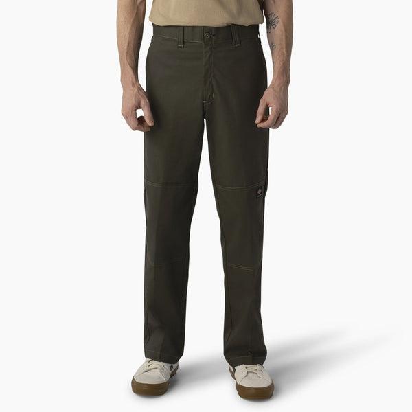 Dickies Skateboarding Double Knee Pants Regular Fit Olive Green-Black Sheep Skate Shop