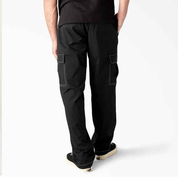 Dickies Skateboarding Loose Fit Cargo Pants Black - White Stitch-Black Sheep Skate Shop