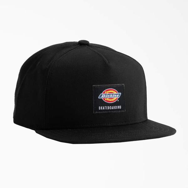 Dickies Skateboarding Mid Pro Snapback Hat Black-Black Sheep Skate Shop