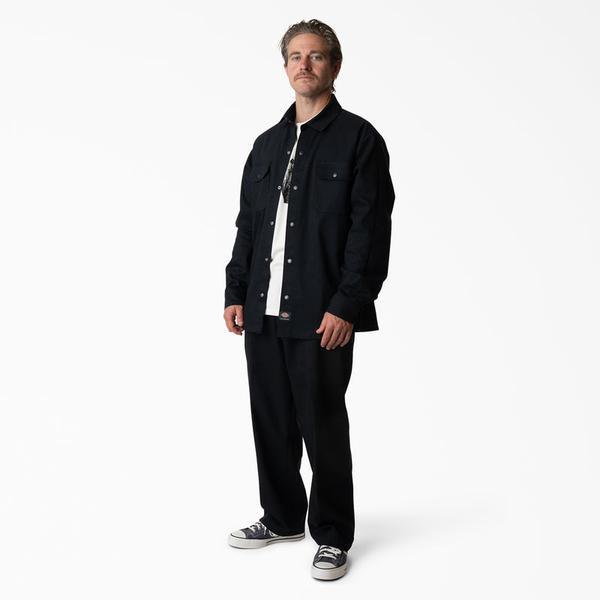 Dickies Skateboarding Mike Anderson Lined Flex Duck Shirt Jacket Black-Black Sheep Skate Shop