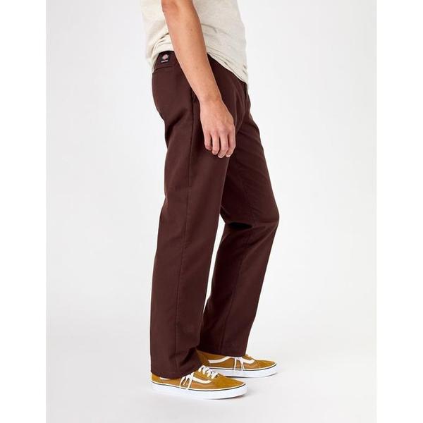 Dickies Skateboarding Pants Flex Slim Fit Straight Leg Chocolate Brown-Black Sheep Skate Shop