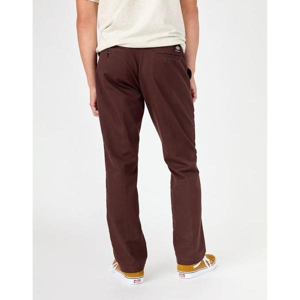 Dickies Skateboarding Pants Flex Slim Fit Straight Leg Chocolate Brown-Black Sheep Skate Shop