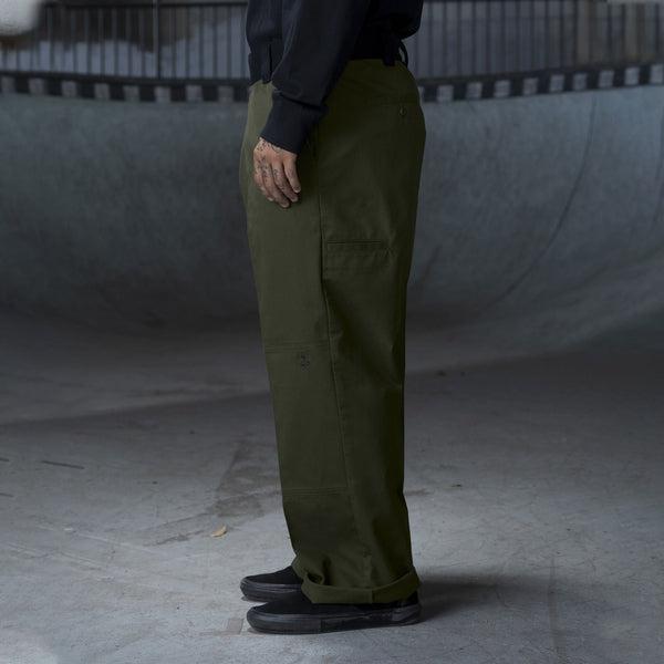 Dickies Skateboarding Ronnie Sandoval Double Knee Pant Olive Green-Black Sheep Skate Shop
