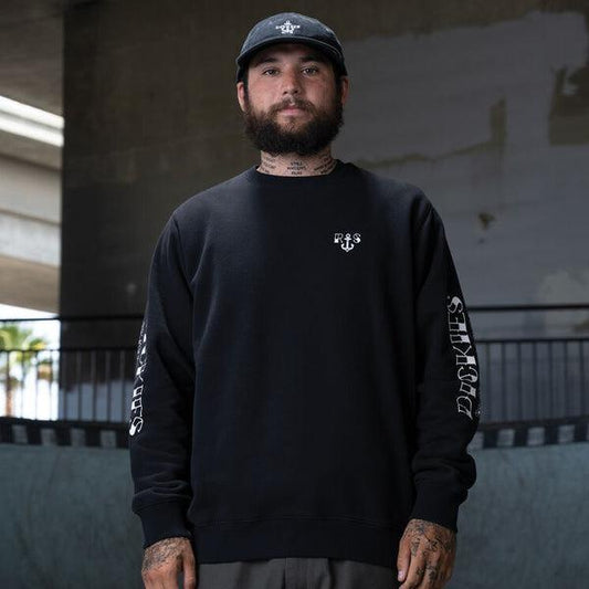 Dickies Skateboarding Ronnie Sandoval Relaxed Fit Sweatshirt Black-Black Sheep Skate Shop