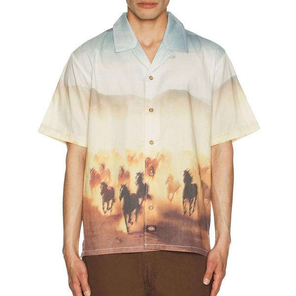 Dickies Skateboarding Running Wild Shirt Oak Buff-Black Sheep Skate Shop