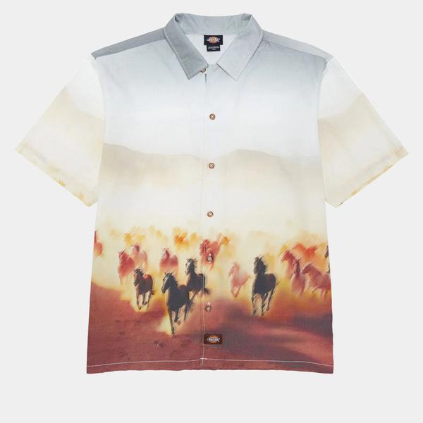 Dickies Skateboarding Running Wild Shirt Oak Buff-Black Sheep Skate Shop