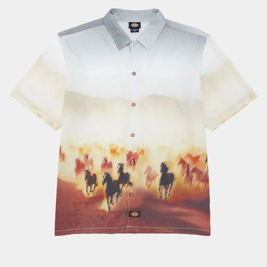 Dickies Skateboarding Running Wild Shirt Oak Buff-Black Sheep Skate Shop