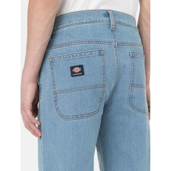 Dickies Skateboarding Wingville Denim Pants Loose Fit Light Denim-Black Sheep Skate Shop