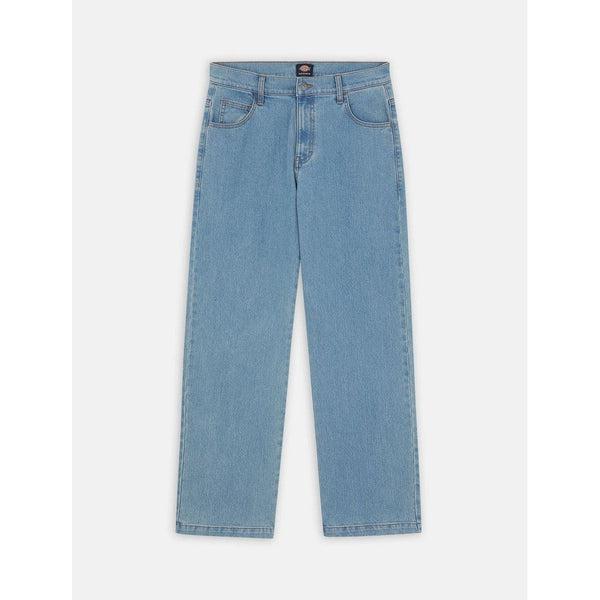 Dickies Skateboarding Wingville Denim Pants Loose Fit Light Denim-Black Sheep Skate Shop