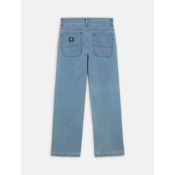 Dickies Skateboarding Wingville Denim Pants Loose Fit Light Denim-Black Sheep Skate Shop