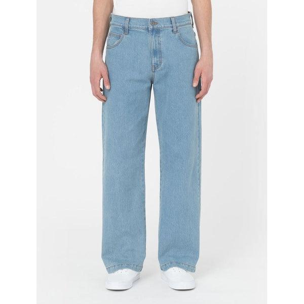 Dickies Skateboarding Wingville Denim Pants Loose Fit Light Denim-Black Sheep Skate Shop