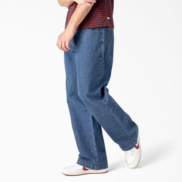 Dickies Skateboarding Wingville Denim Pants Loose Fit Stonewashed Vintage Blue-Black Sheep Skate Shop