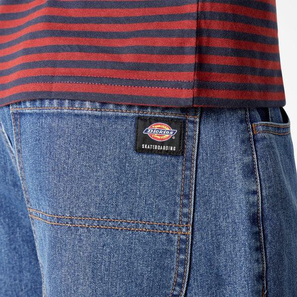 Dickies Skateboarding Wingville Denim Pants Loose Fit Stonewashed Vintage Blue-Black Sheep Skate Shop