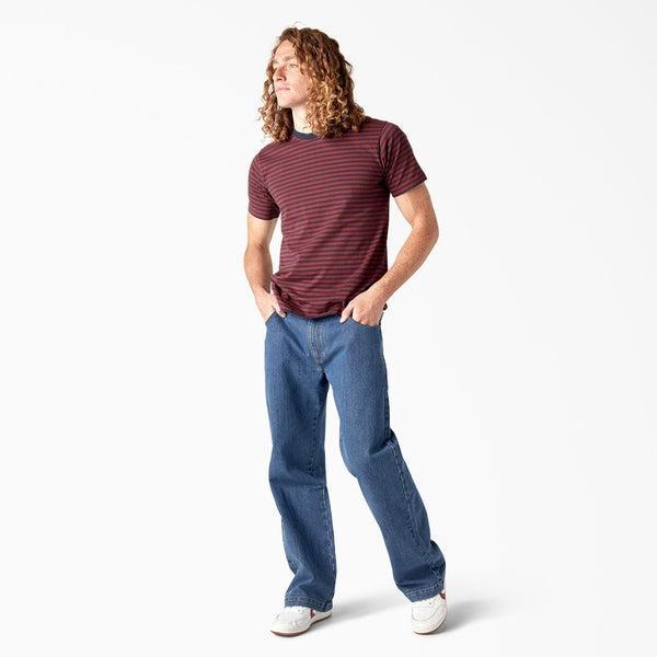 Dickies Skateboarding Wingville Denim Pants Loose Fit Stonewashed Vintage Blue-Black Sheep Skate Shop