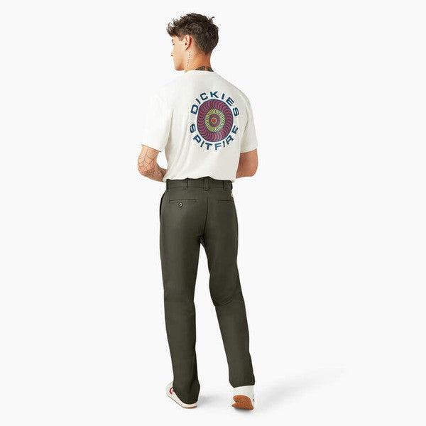Dickies Skateboarding x Spitfire Wheels Double Knee Pants Olive Green-Black Sheep Skate Shop