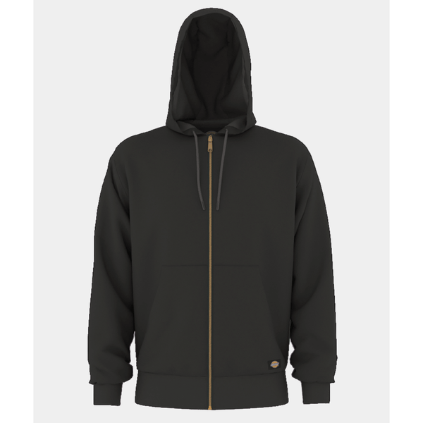Dickies Thermal Lined Fleece Zip Hoody Black-Black Sheep Skate Shop