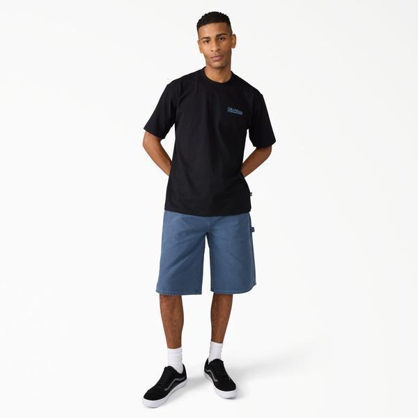 Dickies Worn In Relaxed 13" Carpenter Shorts Retro Indigo Duck Canvas-Black Sheep Skate Shop
