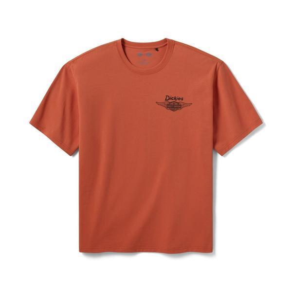 Dickies x Harley Davidson Cowboy Graphic Vintage Wash T-Shirt Orange-Black Sheep Skate Shop