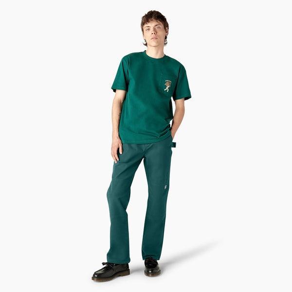 Dickies x Jameson Whiskey Double Knee Pants Rinsed Botanical Garden-Black Sheep Skate Shop