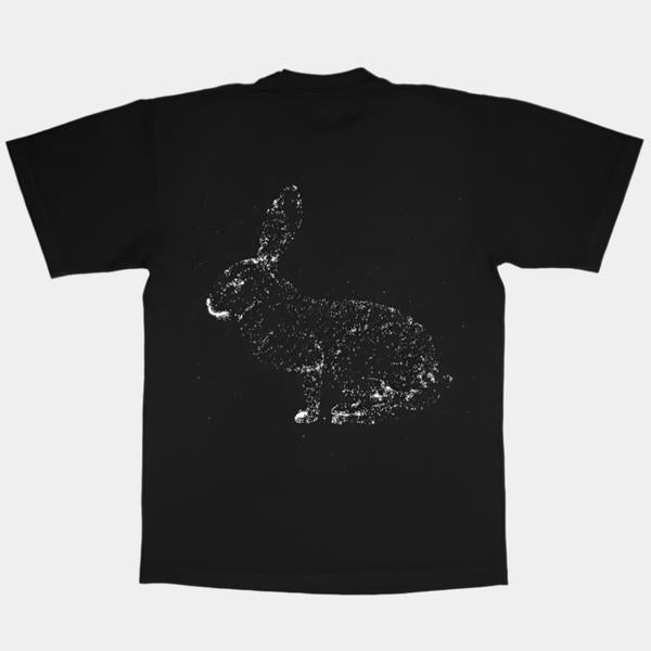 EDGLRD Baby Invasion Starry Rabbit T-Shirt Black - White-Black Sheep Skate Shop