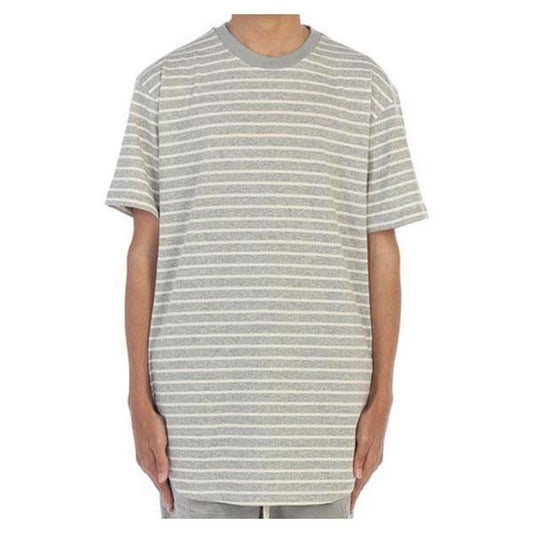 EPTM Stripe 2.0 Long Tee Heather Grey - White-Black Sheep Skate Shop