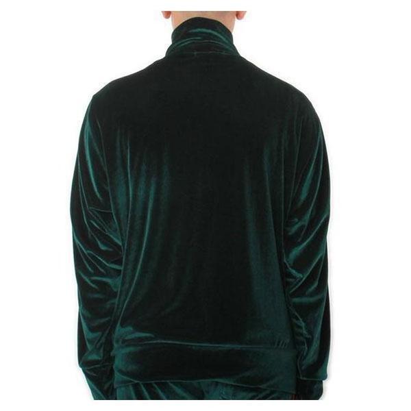 EPTM Velour Track Jacket Green-Black Sheep Skate Shop