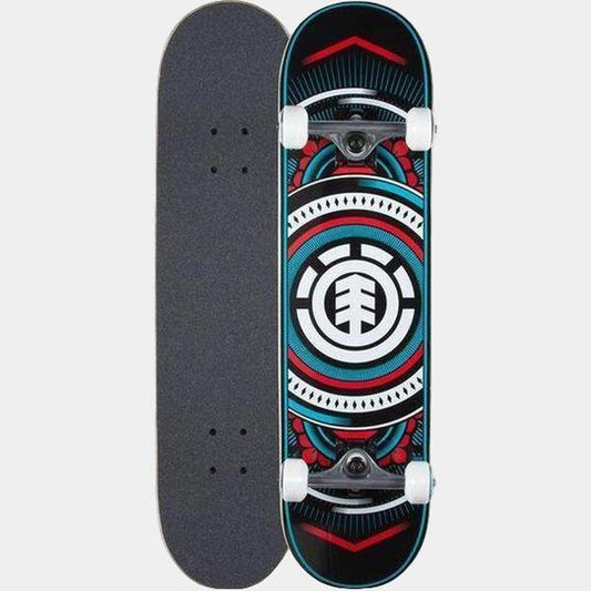 Element Skateboards Hatched Complete 7.75" Blue - Red-Black Sheep Skate Shop