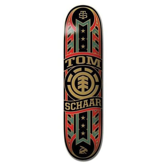 Element Skateboards Tom Schaar Banner Year Deck 8.0"-Black Sheep Skate Shop