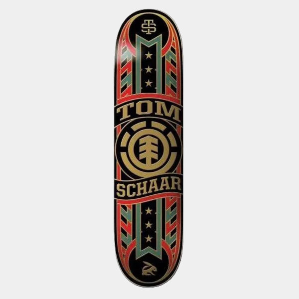 Element Skateboards Tom Schaar Banner Year Deck 8.0"-Black Sheep Skate Shop