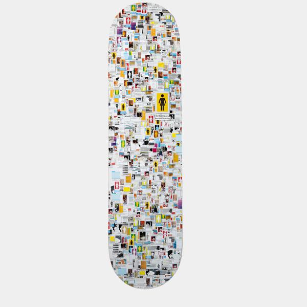 Girl Skateboards Breana Geering Desktop Chaos Deck 8.0"-Black Sheep Skate Shop