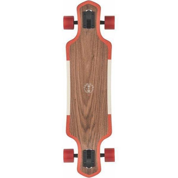 Globe Geminon 35 Complete Longboard 35" Walnut - Cockatoo-Black Sheep Skate Shop