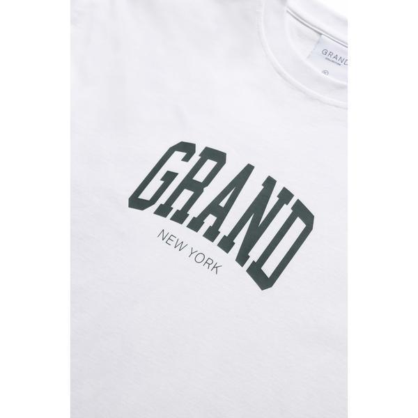 Grand Collection New York T-Shirt White-Black Sheep Skate Shop