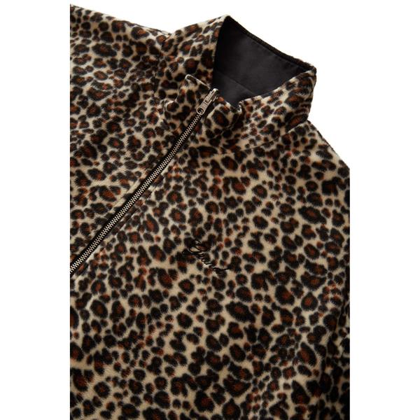 Grand Collection Reversible Leopard Fleece Jacket-Black Sheep Skate Shop