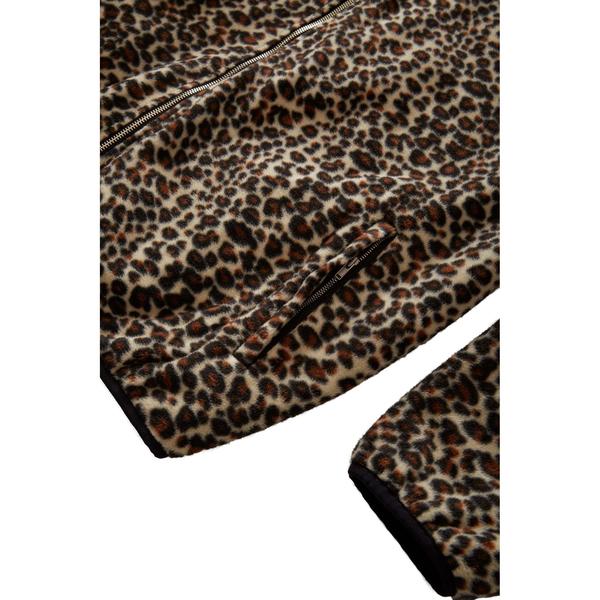 Grand Collection Reversible Leopard Fleece Jacket-Black Sheep Skate Shop
