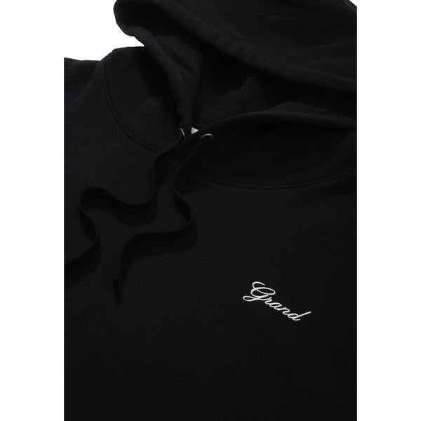 Grand Collection Script Hoodie Black-Black Sheep Skate Shop