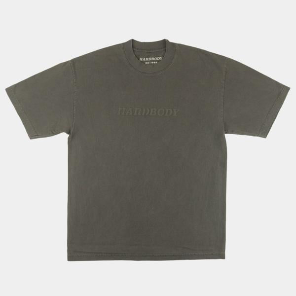 Hardbody Skateboards Classic Logo T-Shirt Grey - Black-Black Sheep Skate Shop