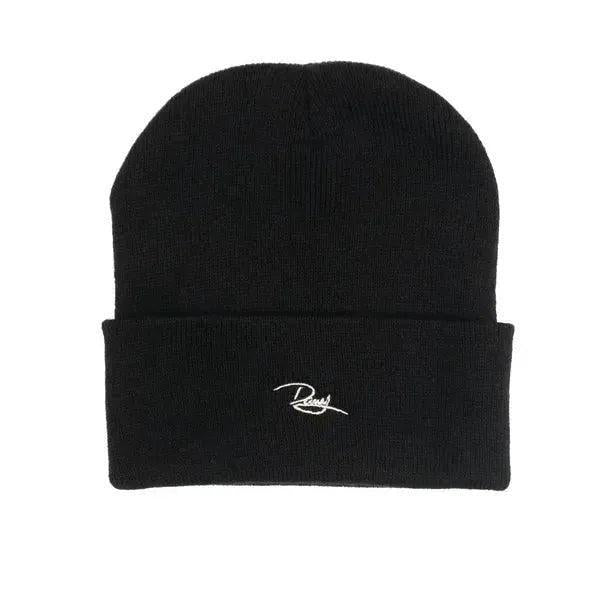 Hardbody Skateboards Embroidered OG Logo Cuff Beanie Black - White-Black Sheep Skate Shop
