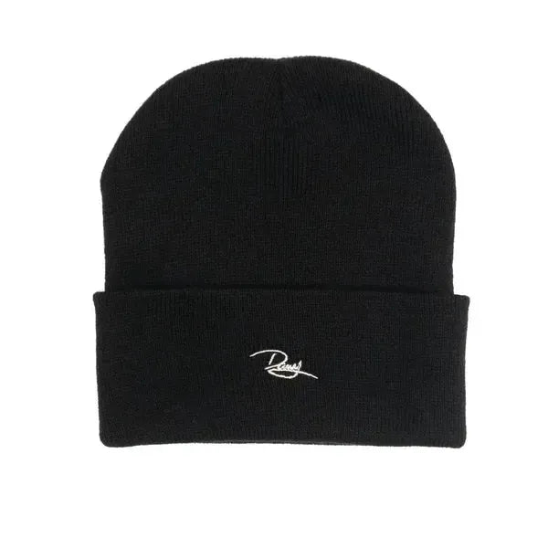 Hardbody Skateboards Embroidered OG Logo Cuff Beanie Black - White-Black Sheep Skate Shop