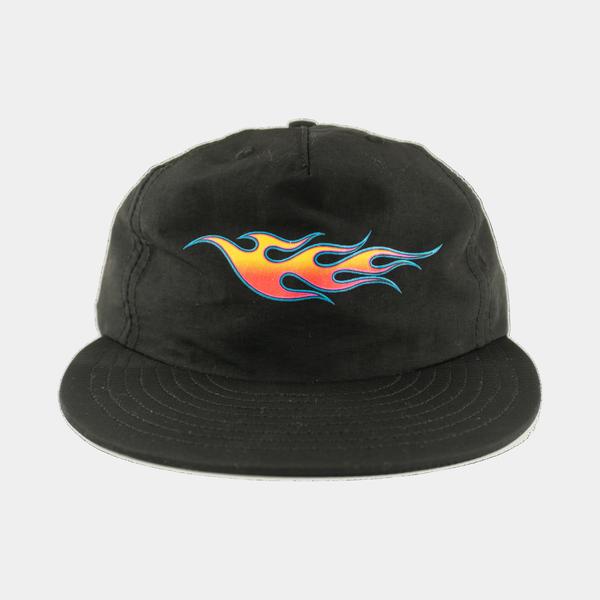 Hardbody Skateboards Flame's Snapback Hat Black-Black Sheep Skate Shop