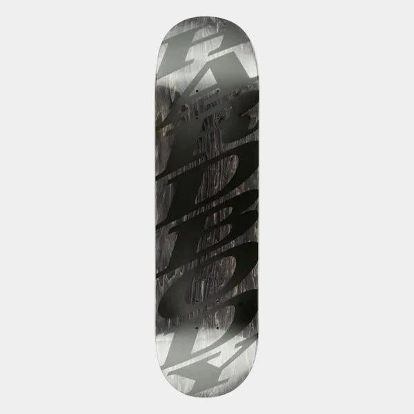 Hardbody Skateboards Stacked Logo Deck 8.38" Black Veneer-Black Sheep Skate Shop