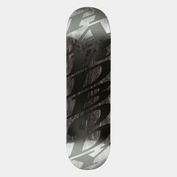 Hardbody Skateboards Stacked Logo Deck 8.5" Black Veneer-Black Sheep Skate Shop