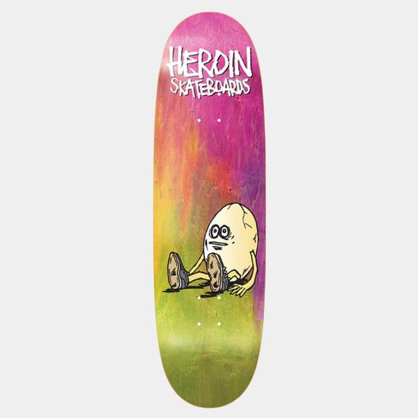 Heroin Skateboards Rainbow Egg Deck 9.125"-Black Sheep Skate Shop
