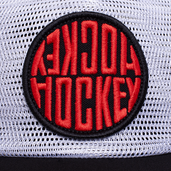 Hockey Skateboards Sewer Hat Reverse Trucker Snapback Hat Black - White-Black Sheep Skate Shop