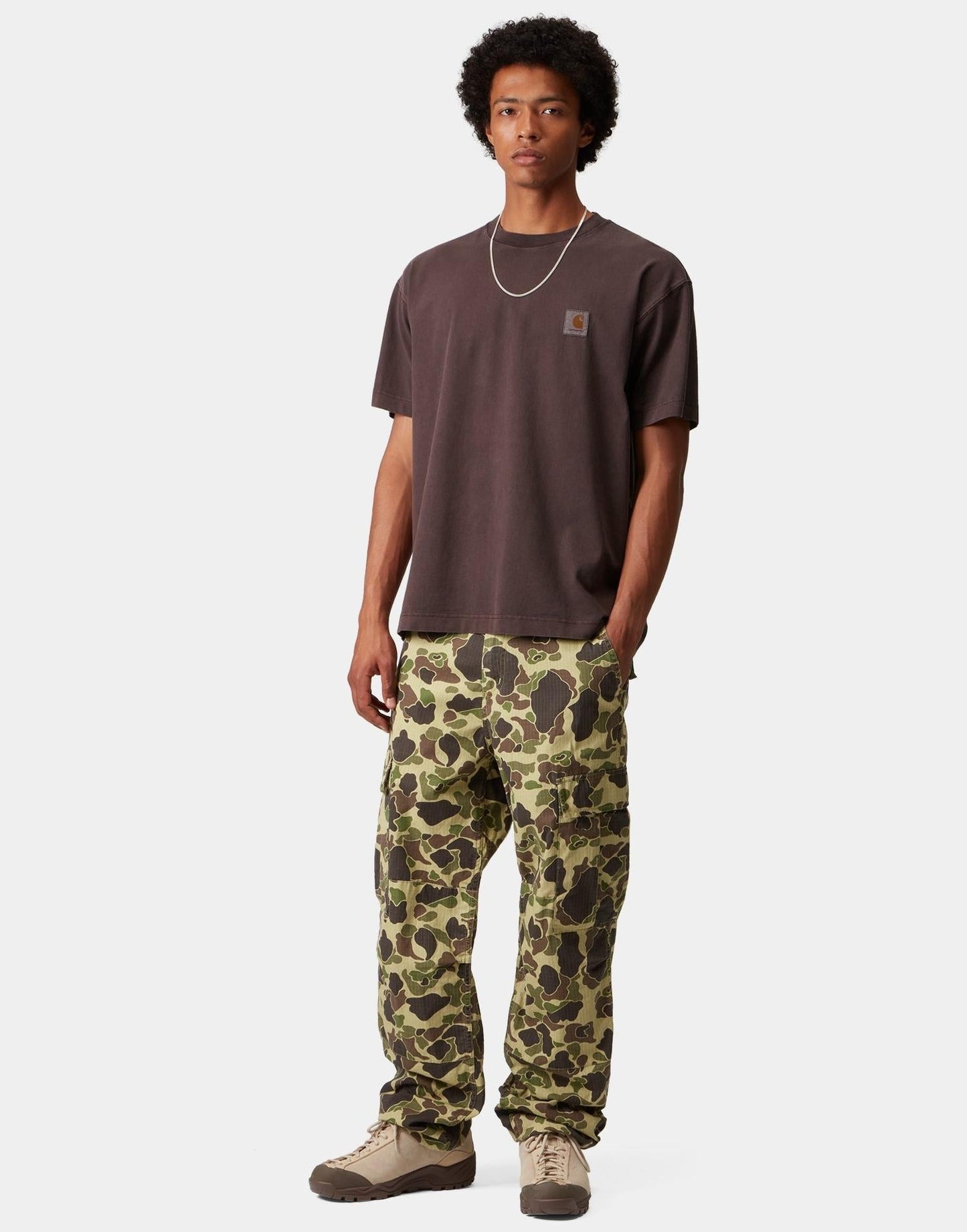 Carhartt WIP Vista T-Shirt Palisander Garment Dyed